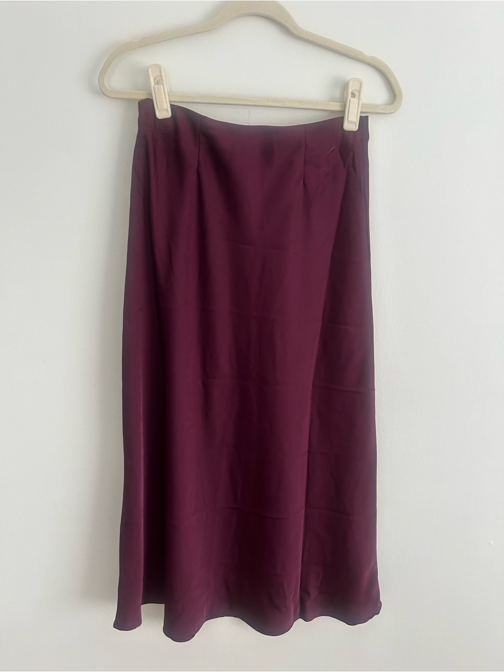 Satin midi skirt - Picture 4 of 4